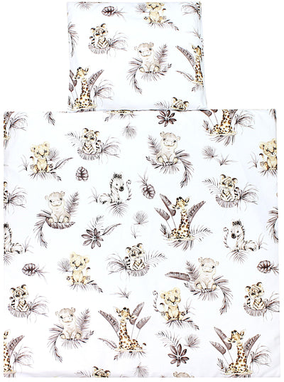 Löwe/ Blätter/ Beige