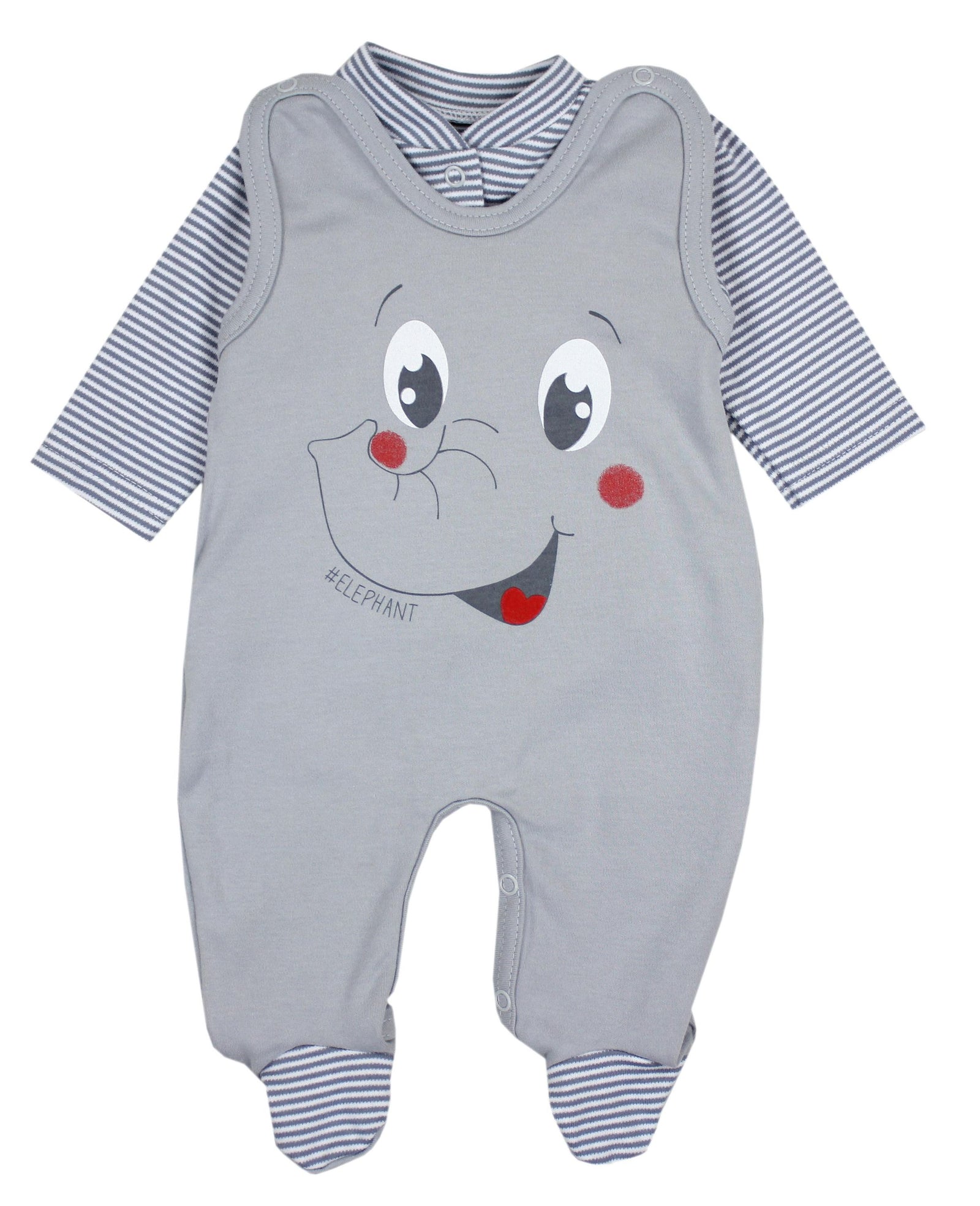15828_8YqofzgMUjPD55OJ-Baby Unisex Strampler-Set mit Aufdruck Spruch 2-tlg-Hauptbild