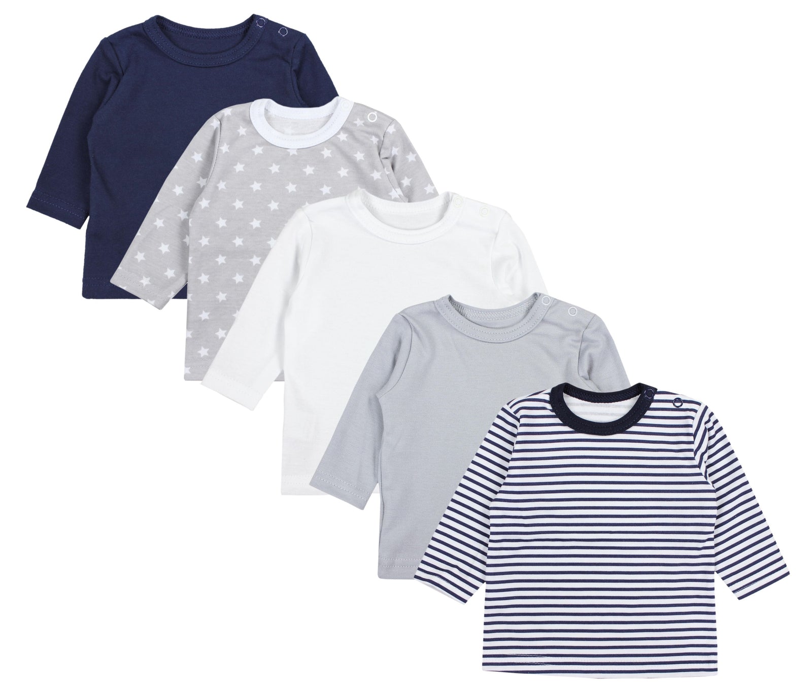 169-Baby Langarmshirt - 5er Set-Hauptbild