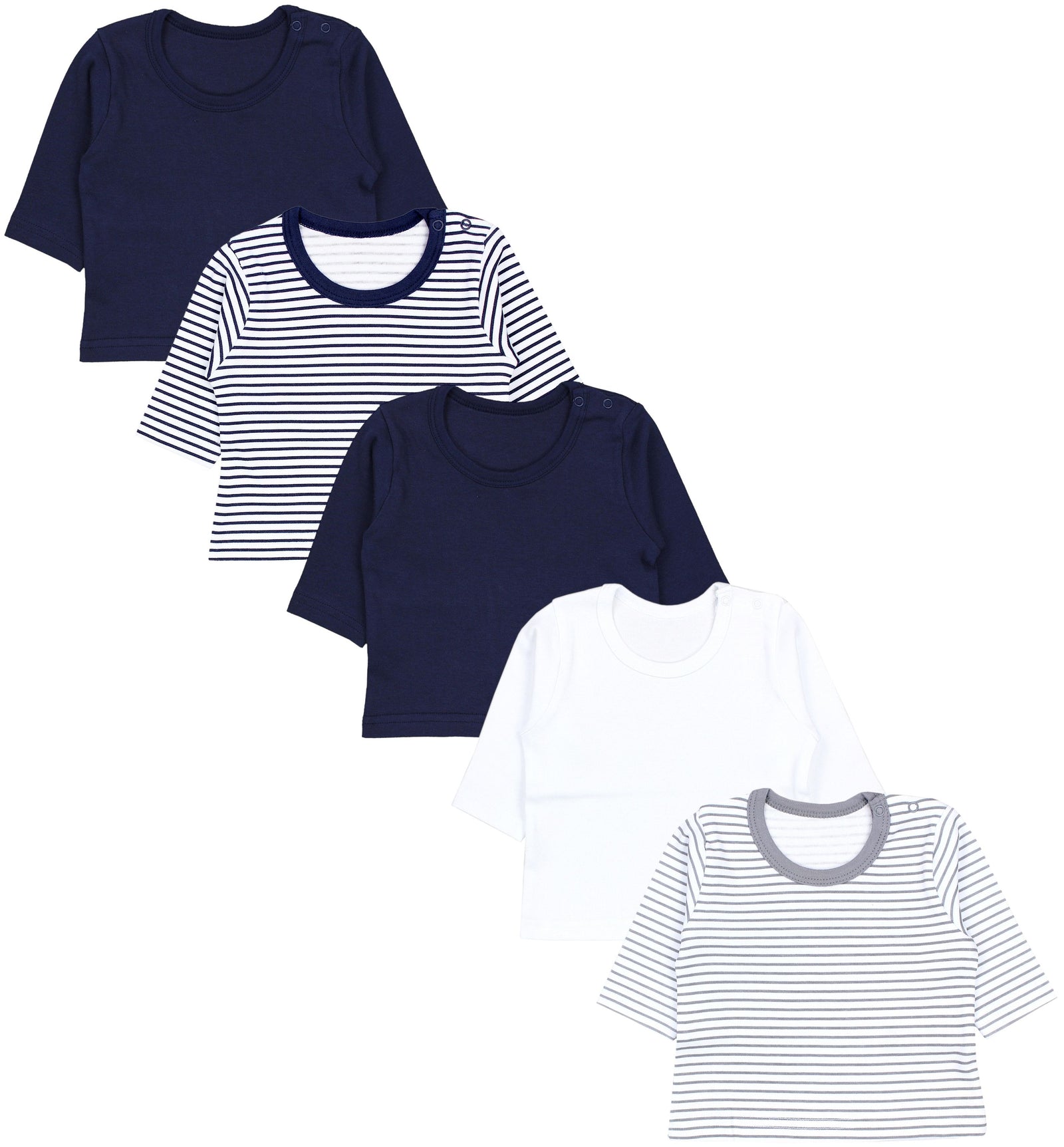 169-Baby Langarmshirt - 5er Set-Hauptbild