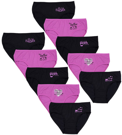 Slips / Forever Friends Schwarz Rosa