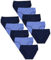 Slips / Spitze Herzchen Punkte Dunkelblau