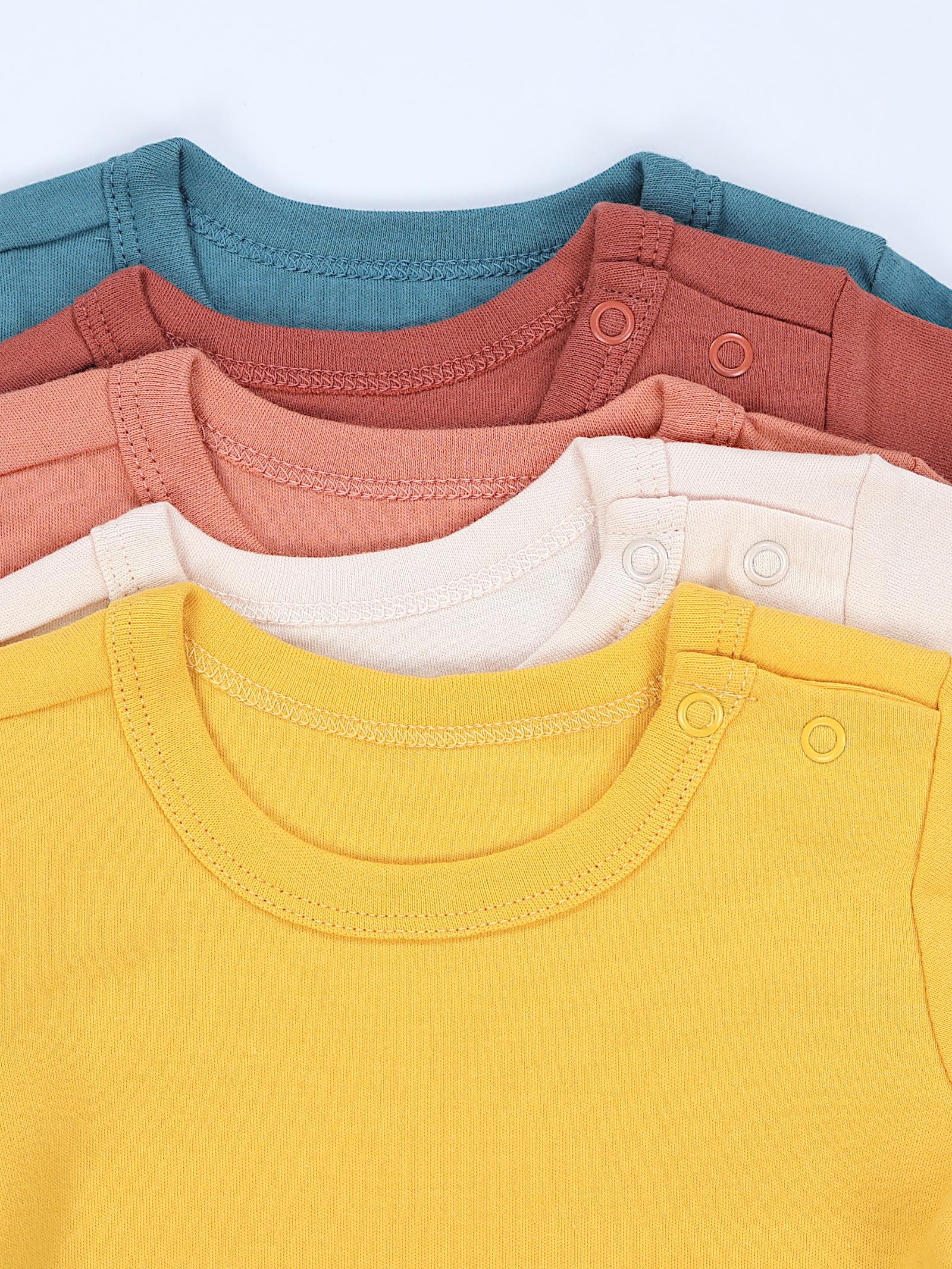178-Baby Mädchen Langarmshirt 5er Set-Bild4