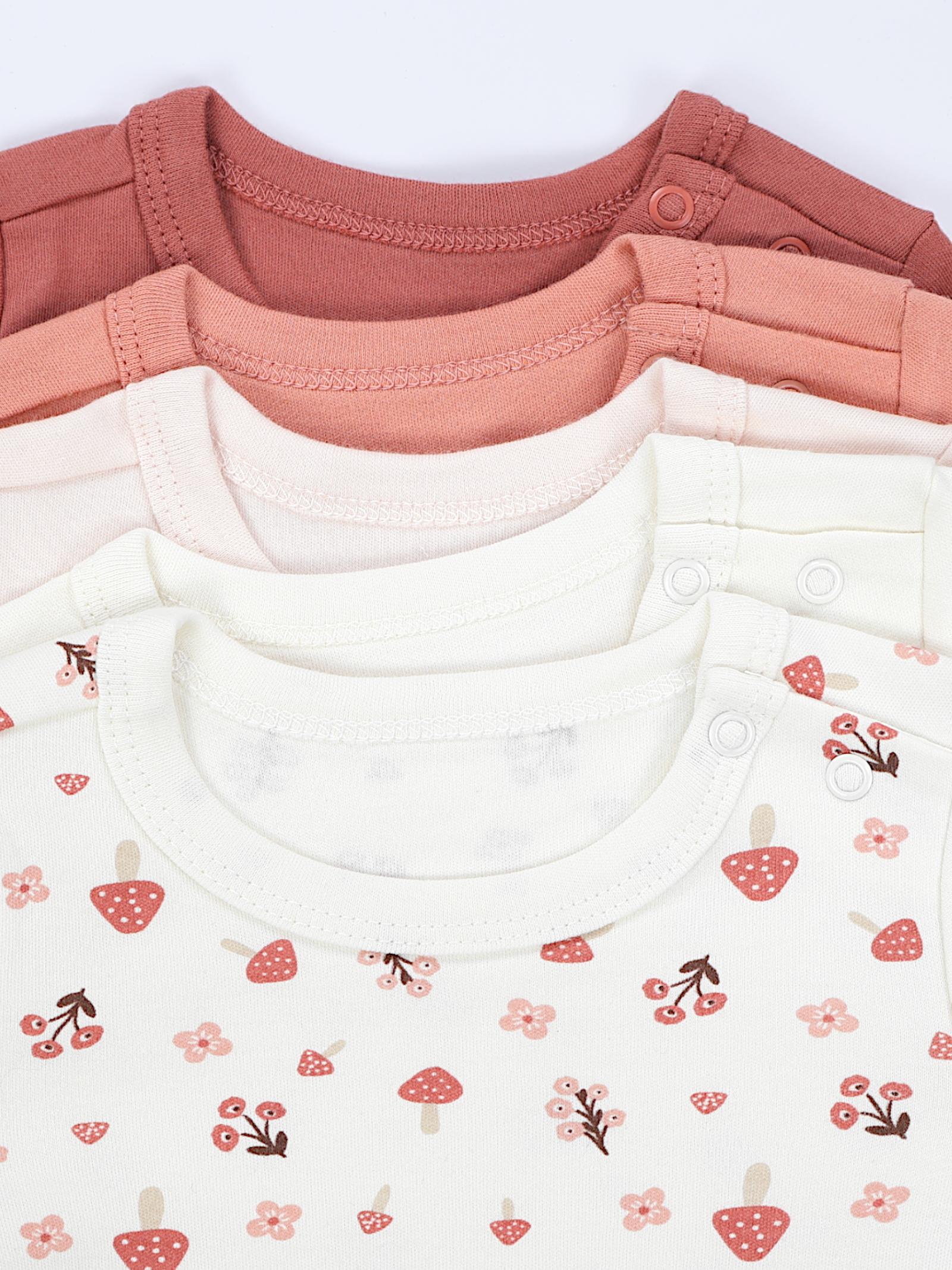 178-Baby Mädchen Langarmshirt 5er Set-Bild4