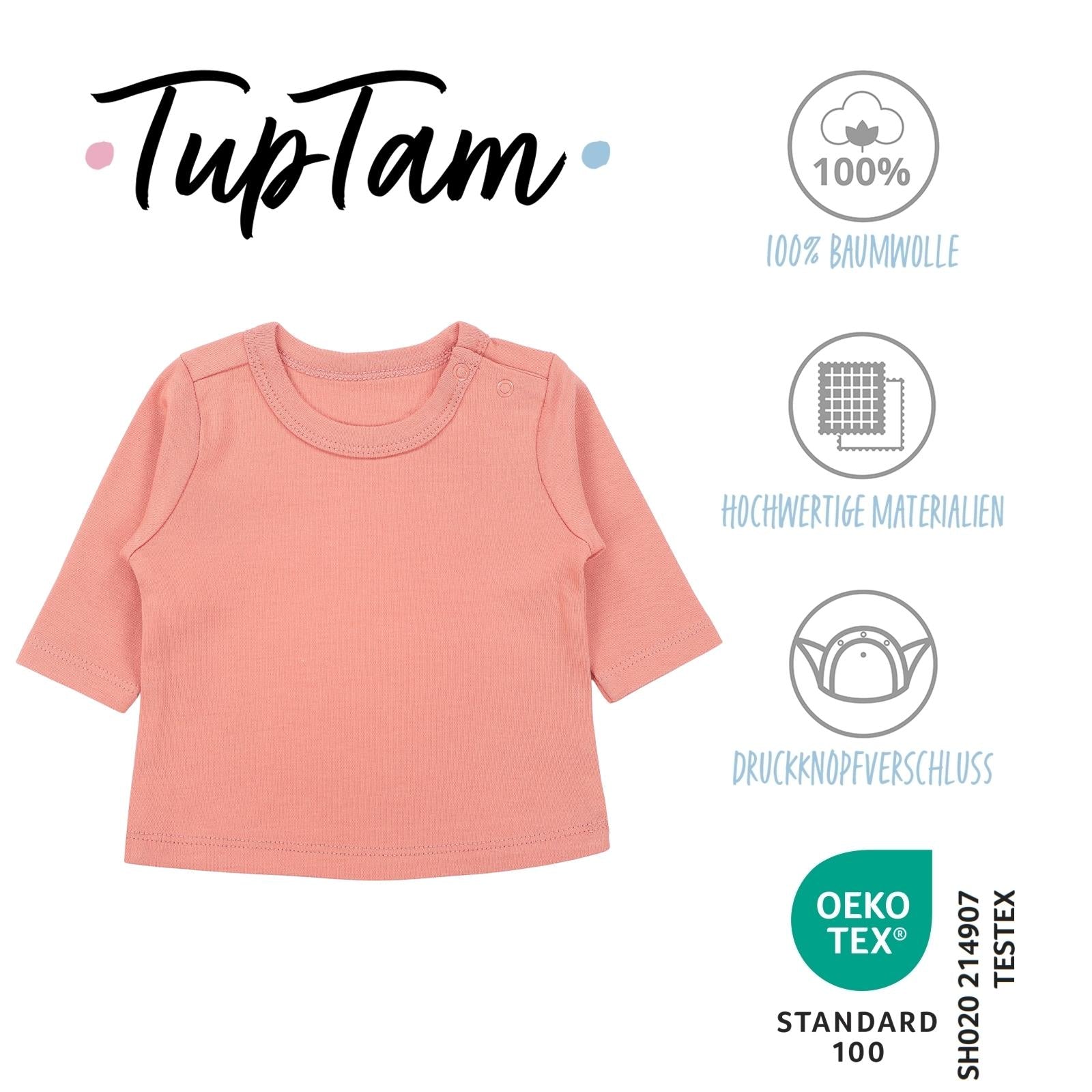 178-Baby Mädchen Langarmshirt 5er Set-Bild1