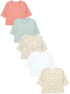 178-Baby Mädchen Langarmshirt 5er Set-Hauptbild