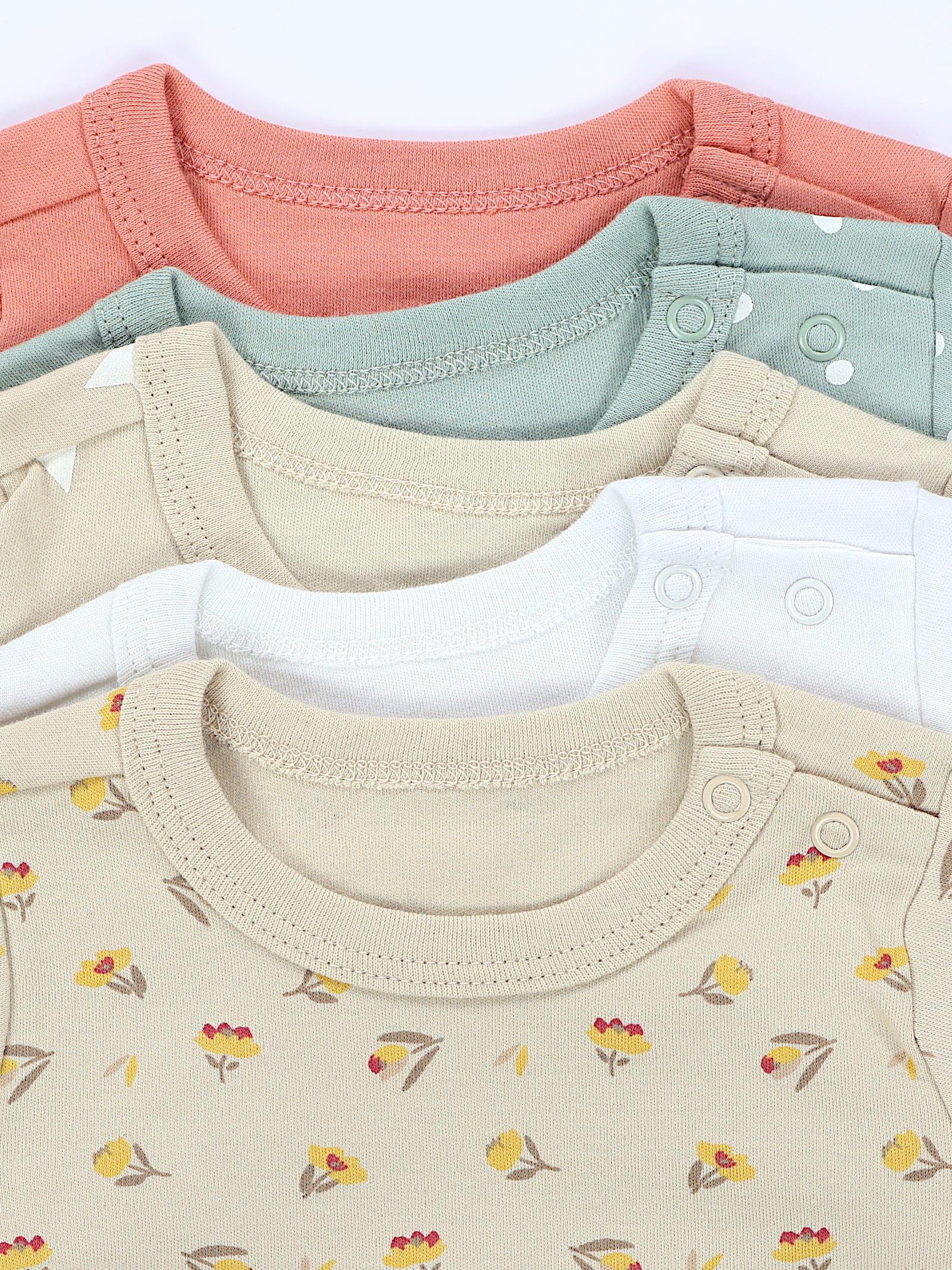 178-Baby Mädchen Langarmshirt 5er Set-Bild4