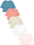 178-Baby Mädchen Langarmshirt 5er Set-Hauptbild