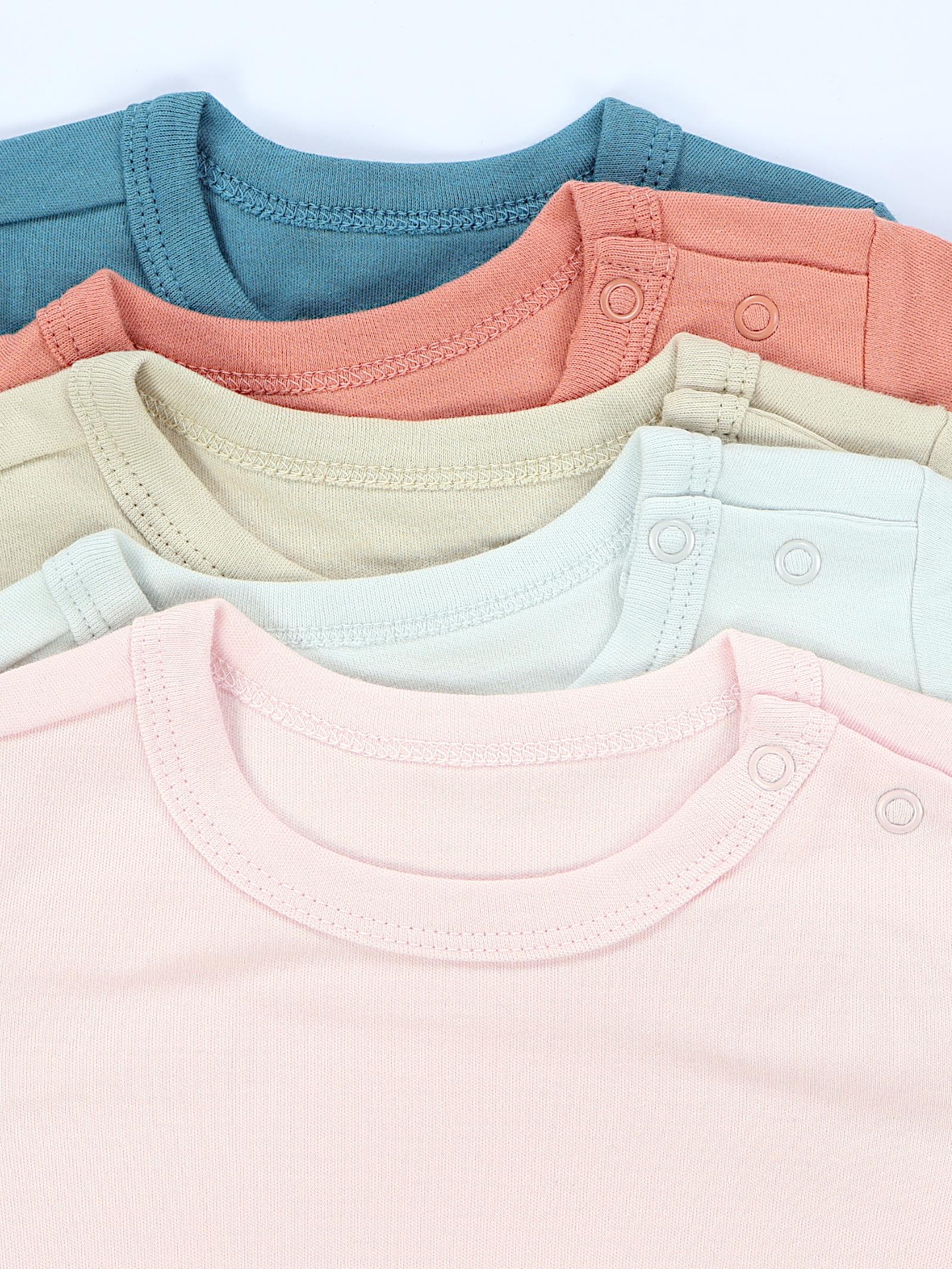 178-Baby Mädchen Langarmshirt 5er Set-Bild4