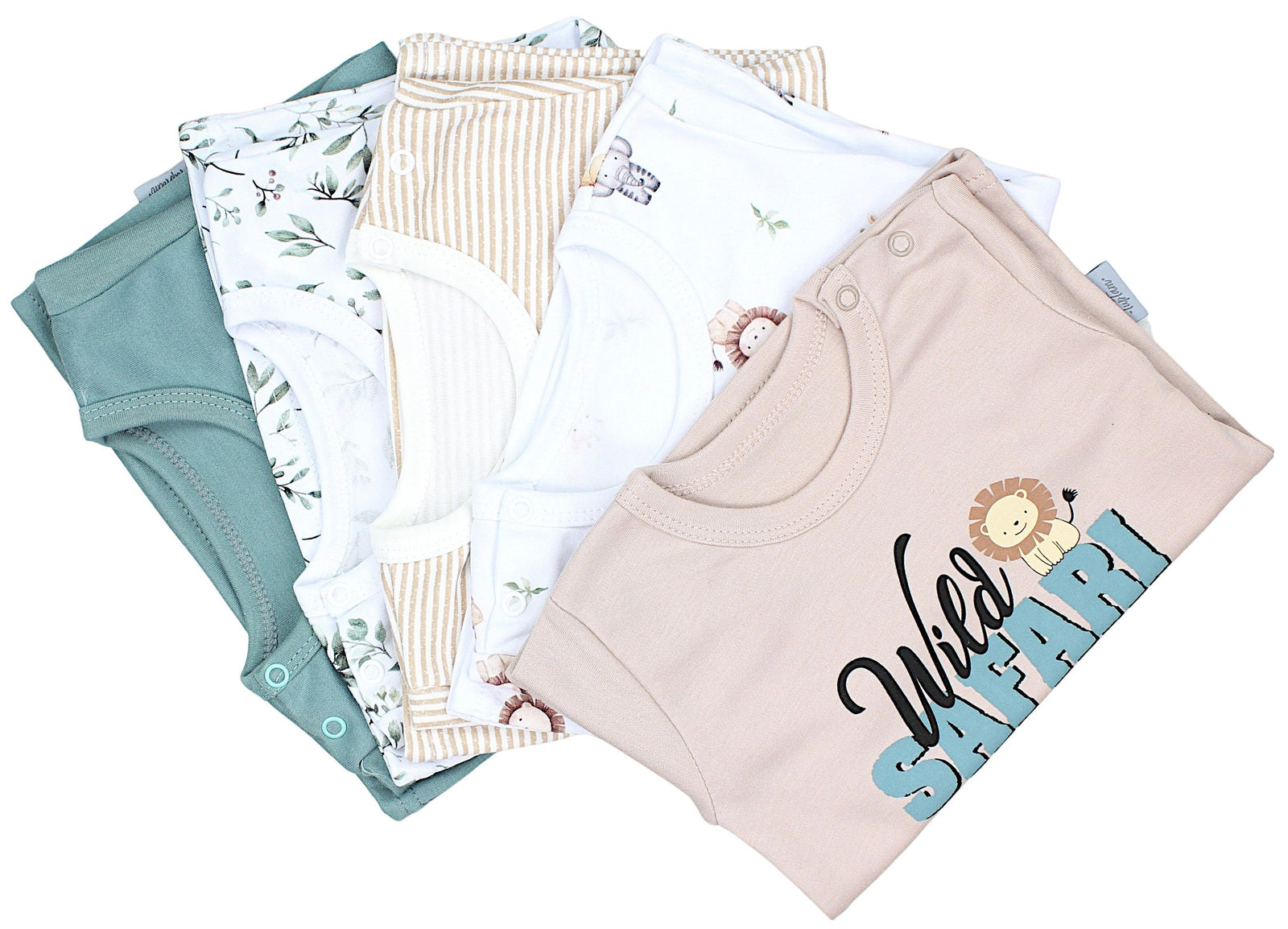181-Kurzarm-Shirt mit Aufdruck - 5er Set-Bild5