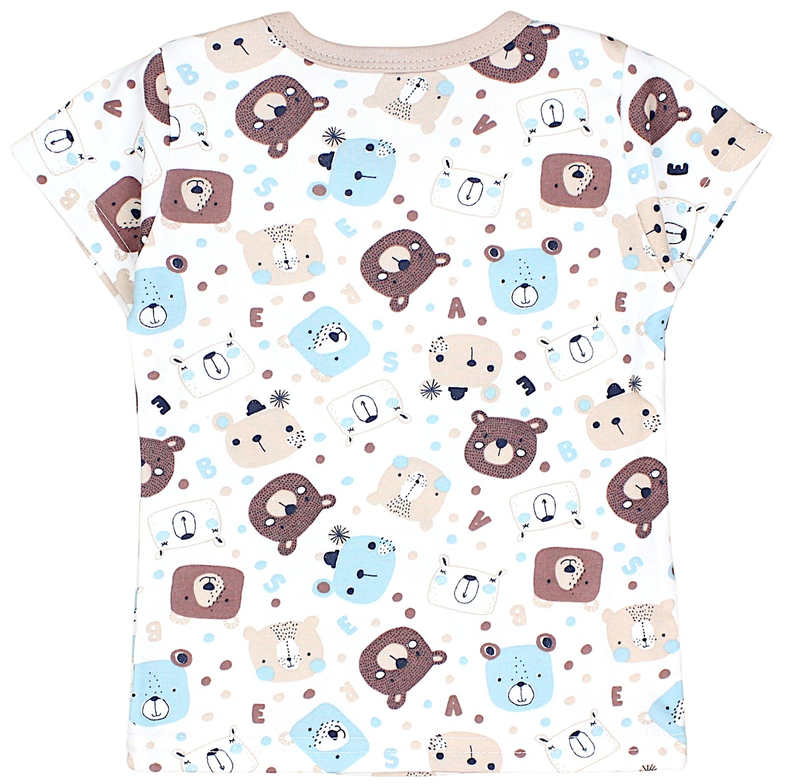 181-Kurzarm-Shirt mit Aufdruck - 5er Set-Bild4