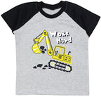 181-Kurzarm-Shirt mit Aufdruck - 5er Set-Bild2