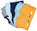 181-Kurzarm-Shirt mit Aufdruck - 5er Set-Bild5
