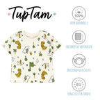181-Kurzarm-Shirt mit Aufdruck - 5er Set-Bild1