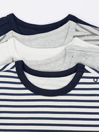 181-Kurzarm-Shirt mit Aufdruck - 5er Set-Bild5