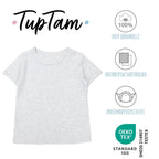 181-Kurzarm-Shirt mit Aufdruck - 5er Set-Bild1