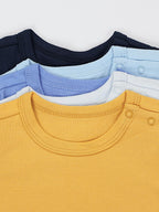 181-Kurzarm-Shirt mit Aufdruck - 5er Set-Bild5