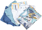 183-Baby Kurzarm Wickelbody mit Aufdruck - 5er Set-Bild5