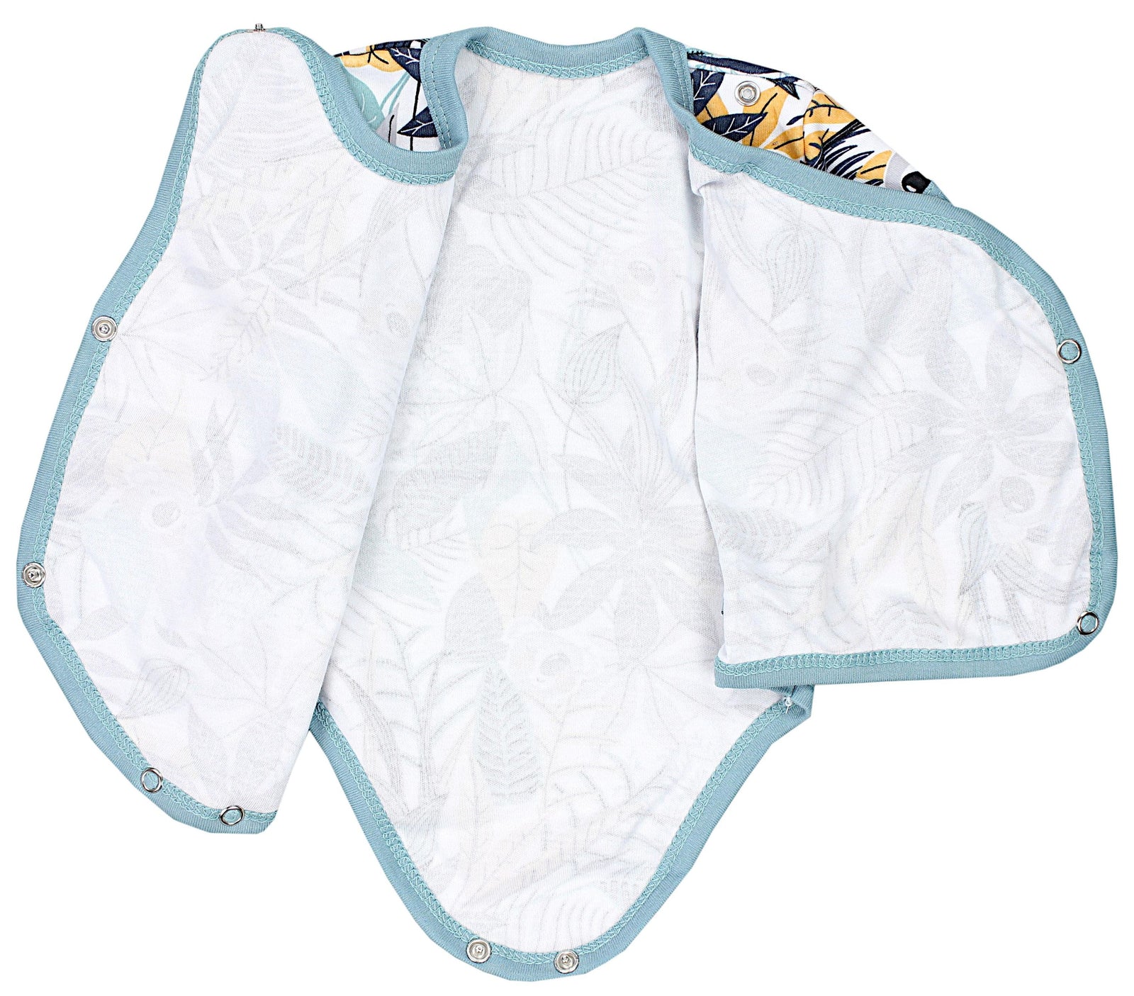 183-Baby Kurzarm Wickelbody mit Aufdruck - 5er Set-Bild3