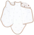 183-Baby Kurzarm Wickelbody mit Aufdruck - 5er Set-Bild2