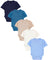 Baby Kurzarm Wickelbody mit Aufdruck - 5er Set