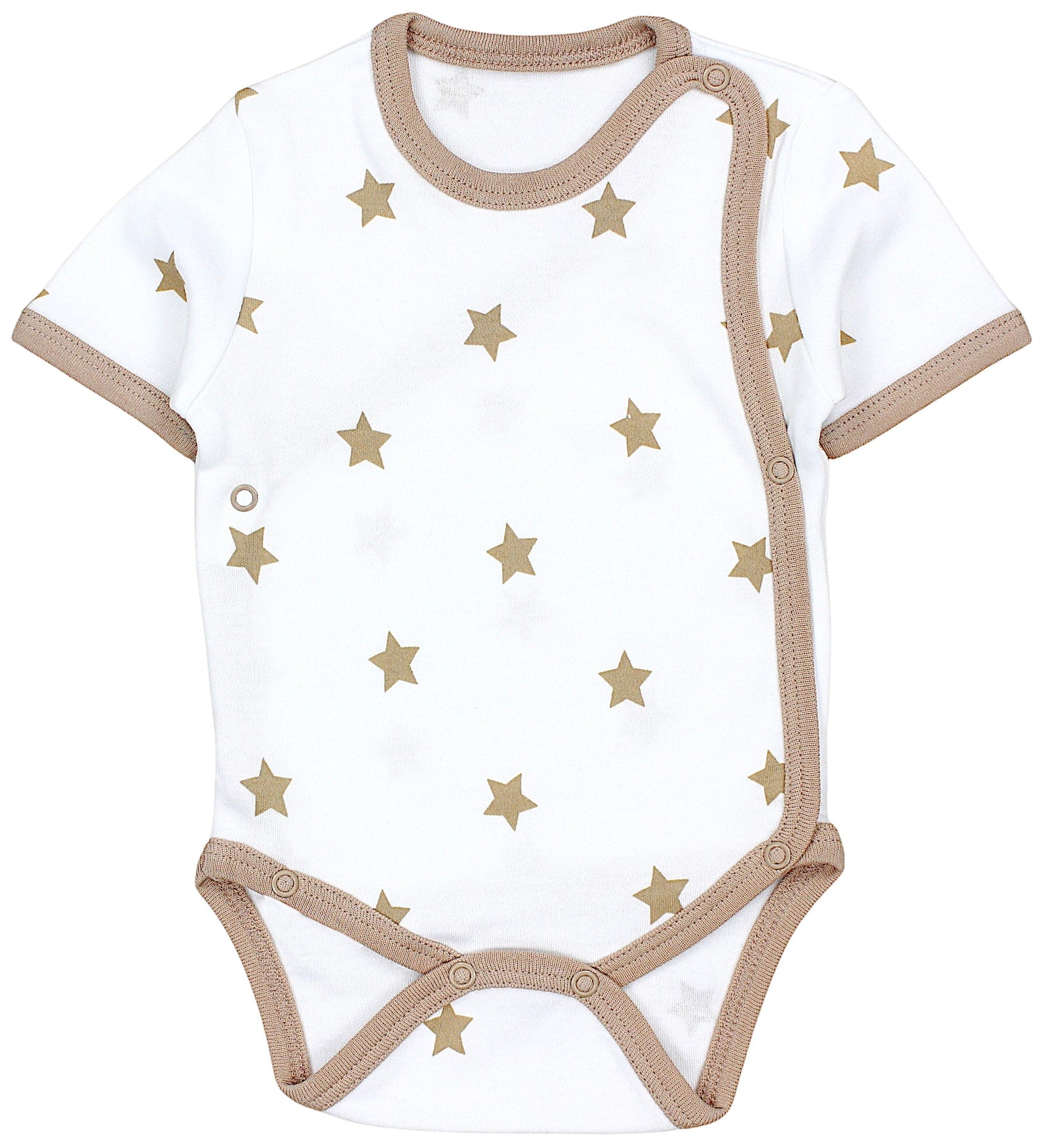 183-Baby Kurzarm Wickelbody mit Aufdruck - 5er Set-Bild3