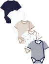 Streifen Beige Streifen Blau Weiß Sterne Beige Navy