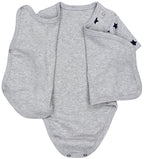 183-Baby Kurzarm Wickelbody mit Aufdruck - 5er Set-Bild2