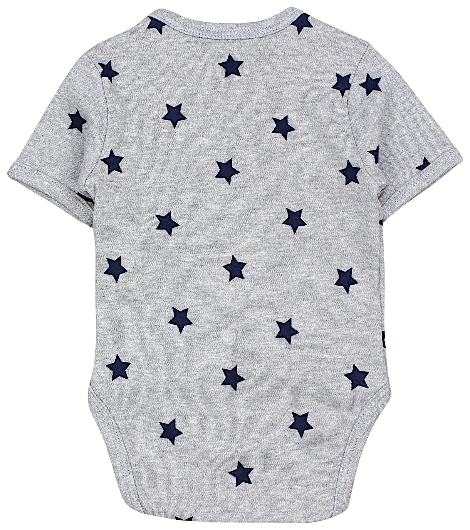 183-Baby Kurzarm Wickelbody mit Aufdruck - 5er Set-Bild4