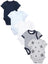 Baby Kurzarm Wickelbody mit Aufdruck - 5er Set
