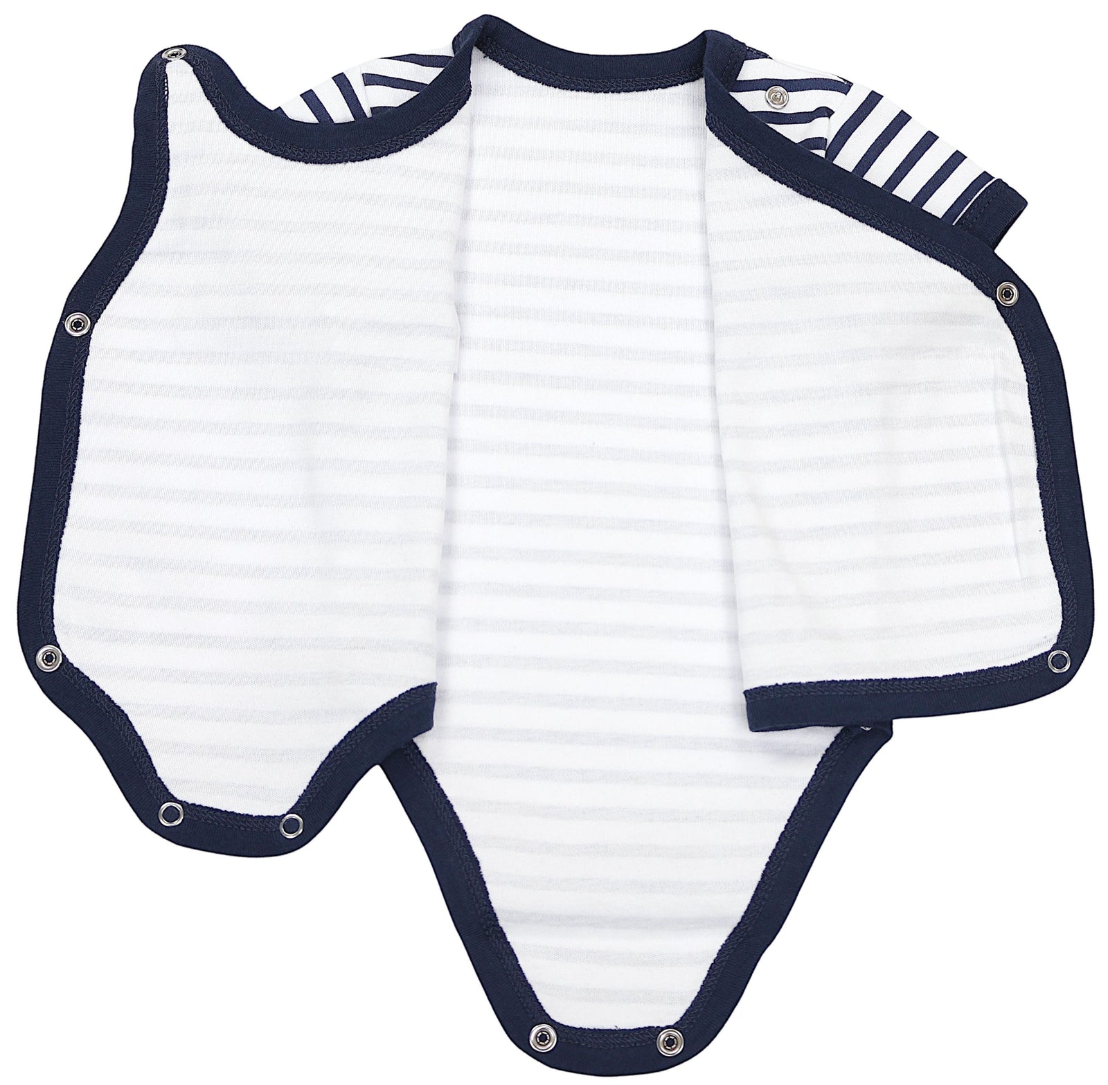 183-Baby Kurzarm Wickelbody mit Aufdruck - 5er Set-Bild3