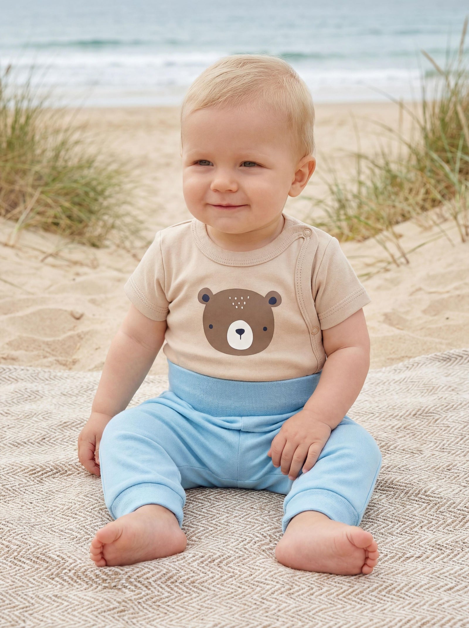 183-Baby Kurzarm Wickelbody mit Aufdruck - 5er Set-Bild2