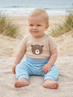 183-Baby Kurzarm Wickelbody mit Aufdruck - 5er Set-Bild2