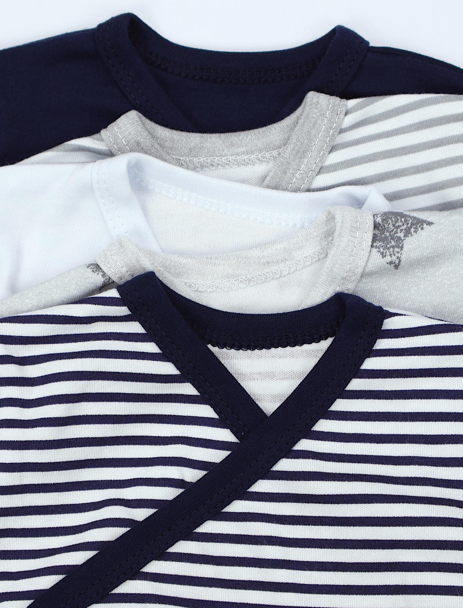 186-Langarm Wickelshirt - 5er Set-Bild4