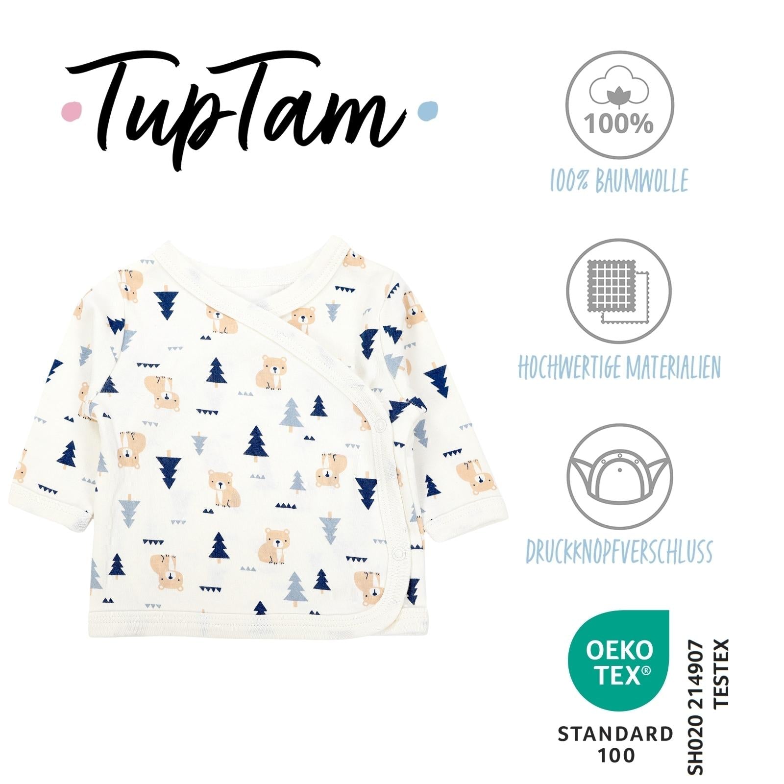186-Langarm Wickelshirt - 5er Set-Bild1