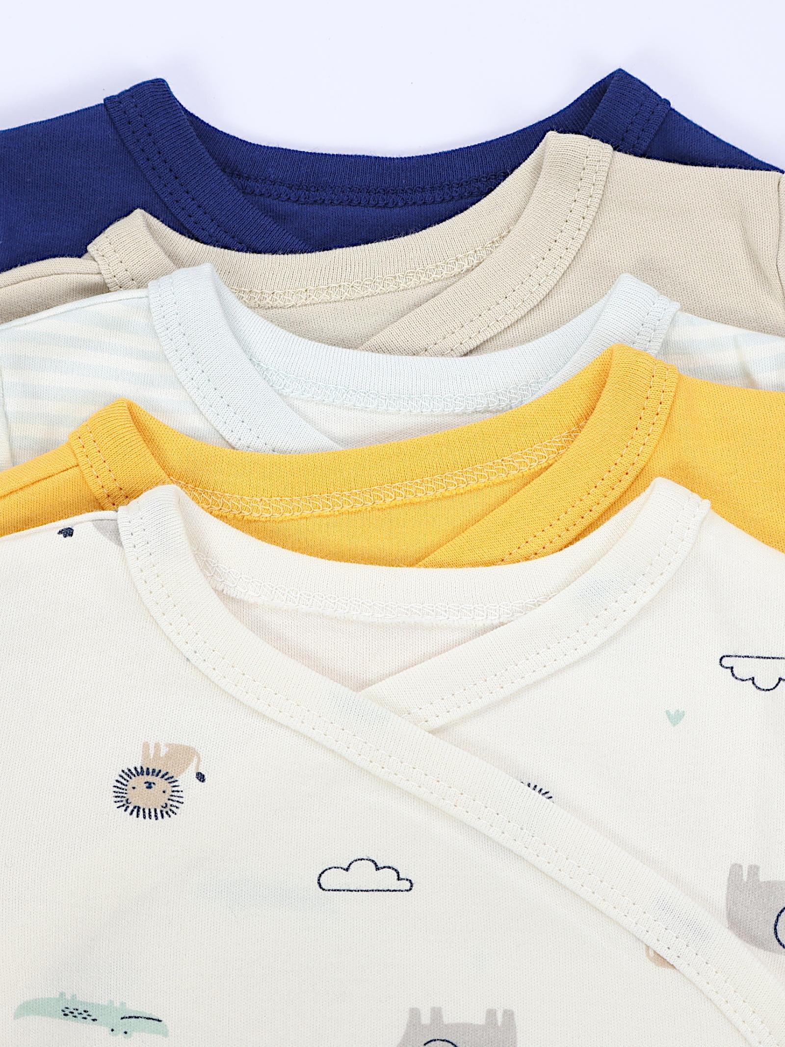 186-Langarm Wickelshirt - 5er Set-Bild4