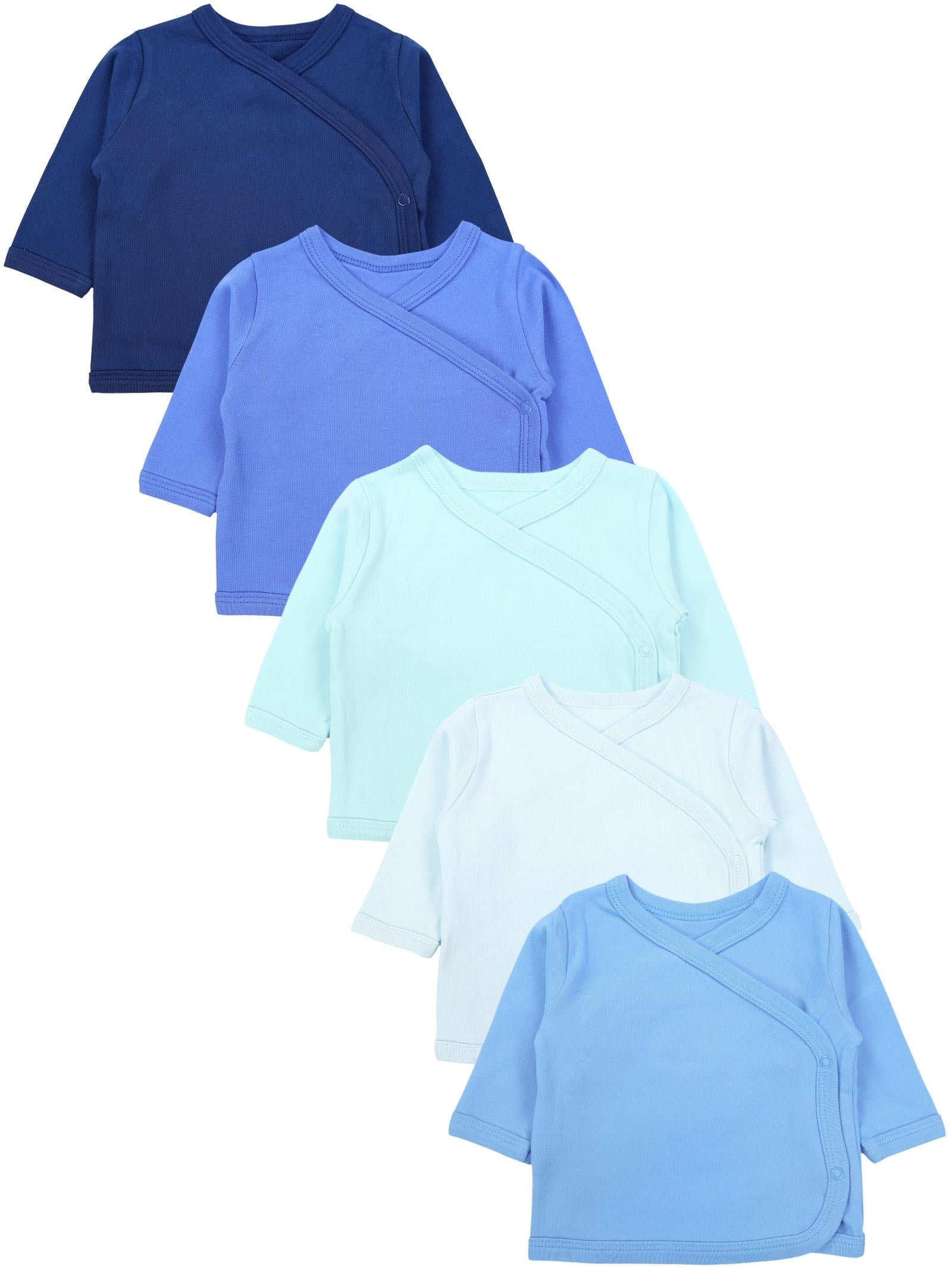 186-Langarm Wickelshirt - 5er Set-Hauptbild