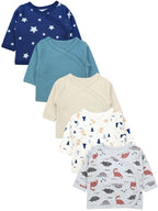 186-Langarm Wickelshirt - 5er Set-Hauptbild