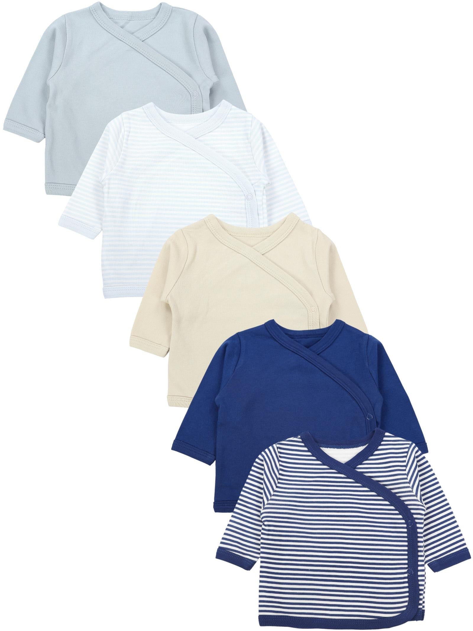 186-Langarm Wickelshirt - 5er Set-Hauptbild