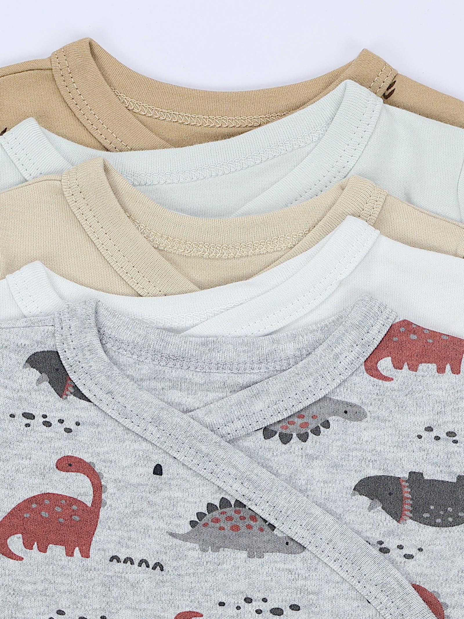 186-Langarm Wickelshirt - 5er Set-Bild4