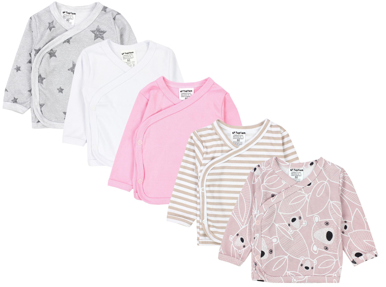 187-Langarm Wickelshirt- 5er Set-Hauptbild