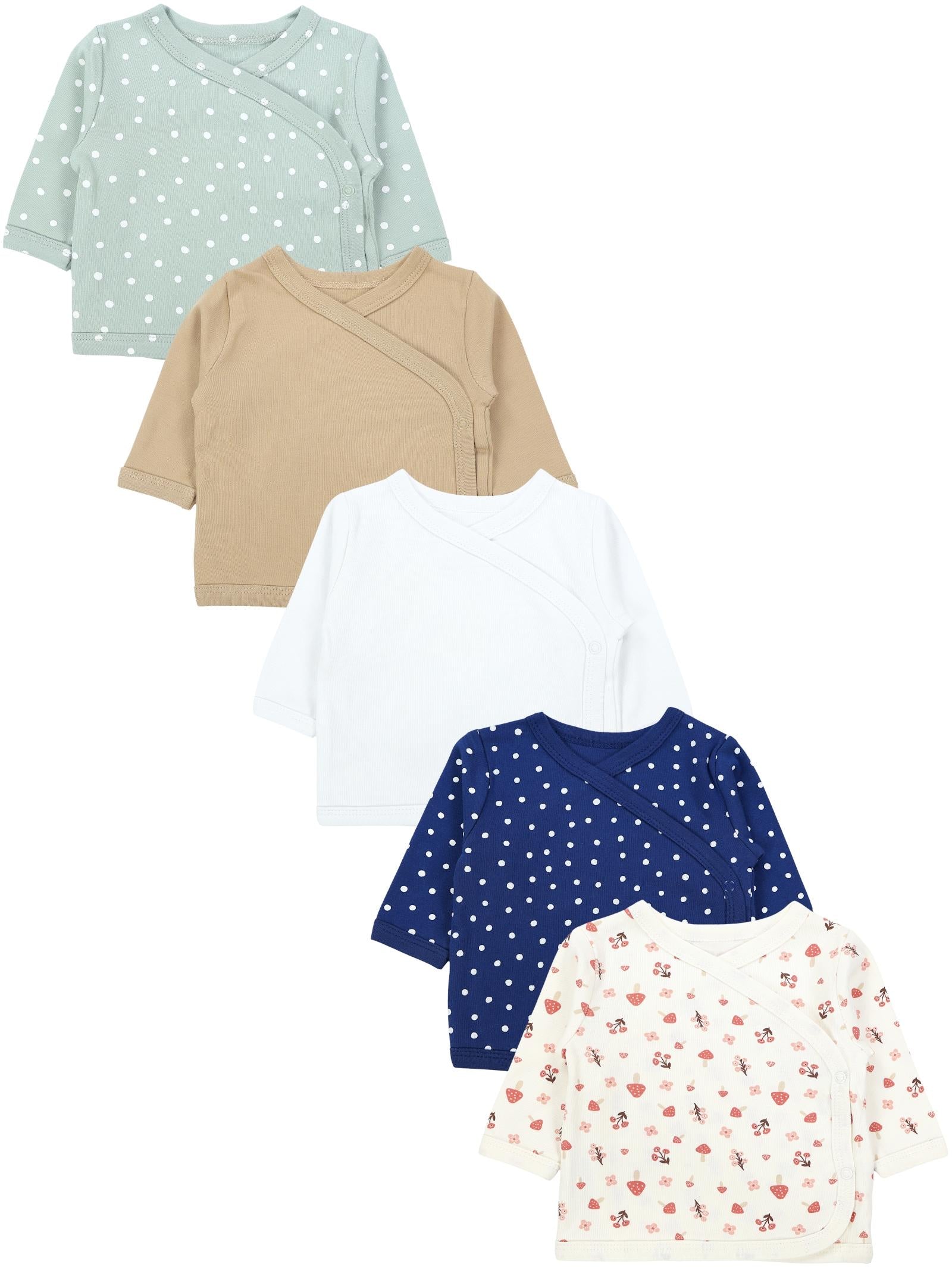 187-Langarm Wickelshirt- 5er Set-Hauptbild