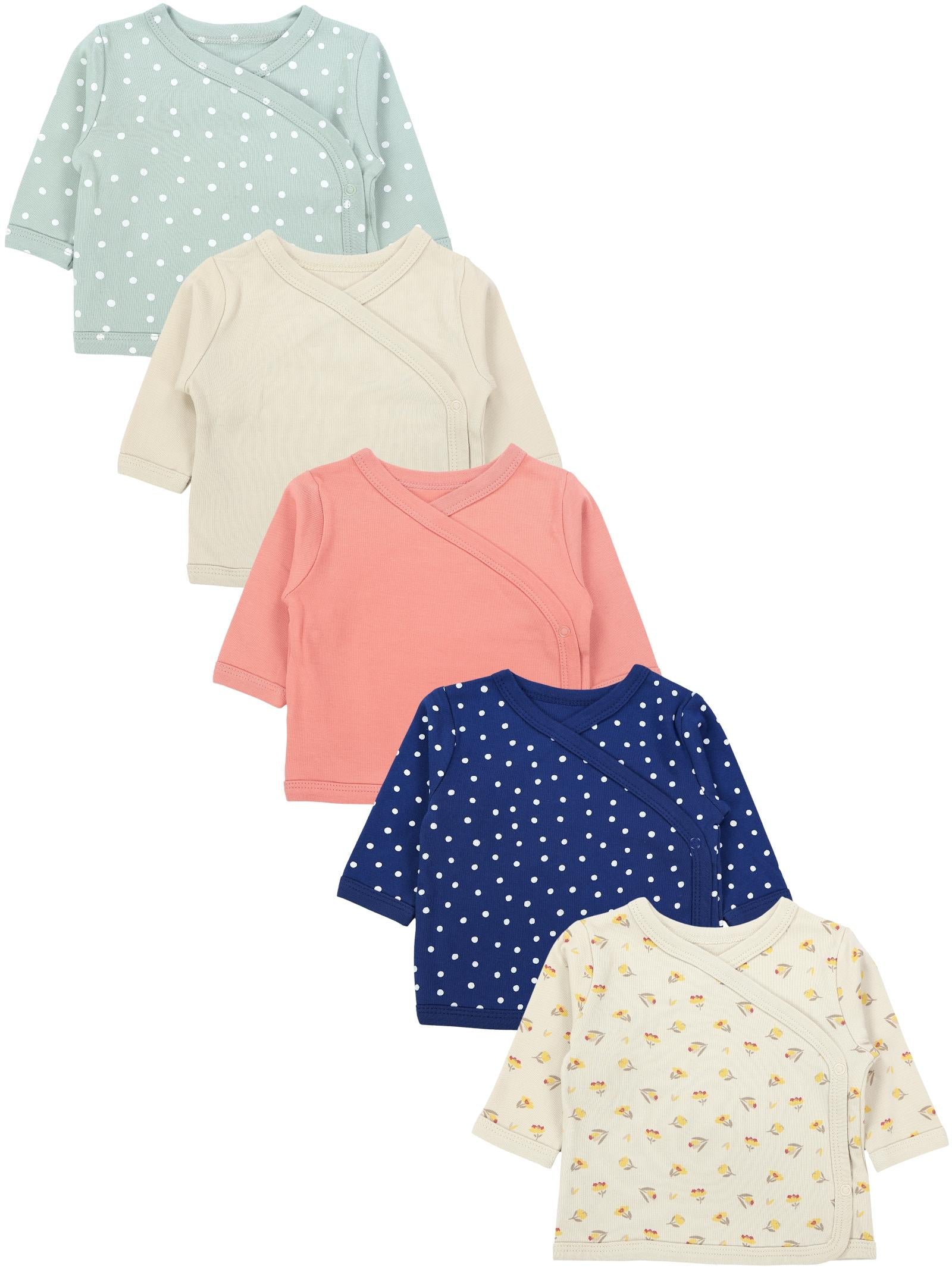 187-Langarm Wickelshirt- 5er Set-Hauptbild