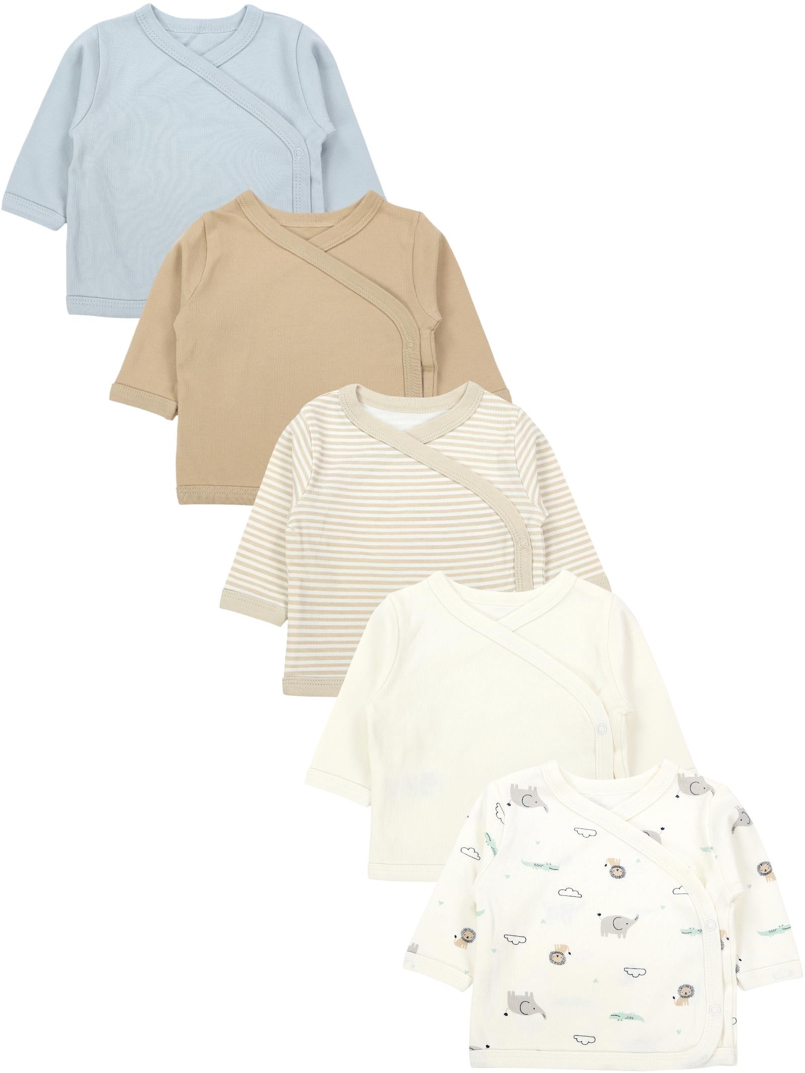 187-Langarm Wickelshirt- 5er Set-Hauptbild