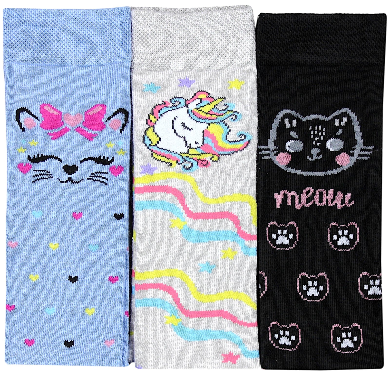 190-Socken Knielang - 3er Set-Bild5