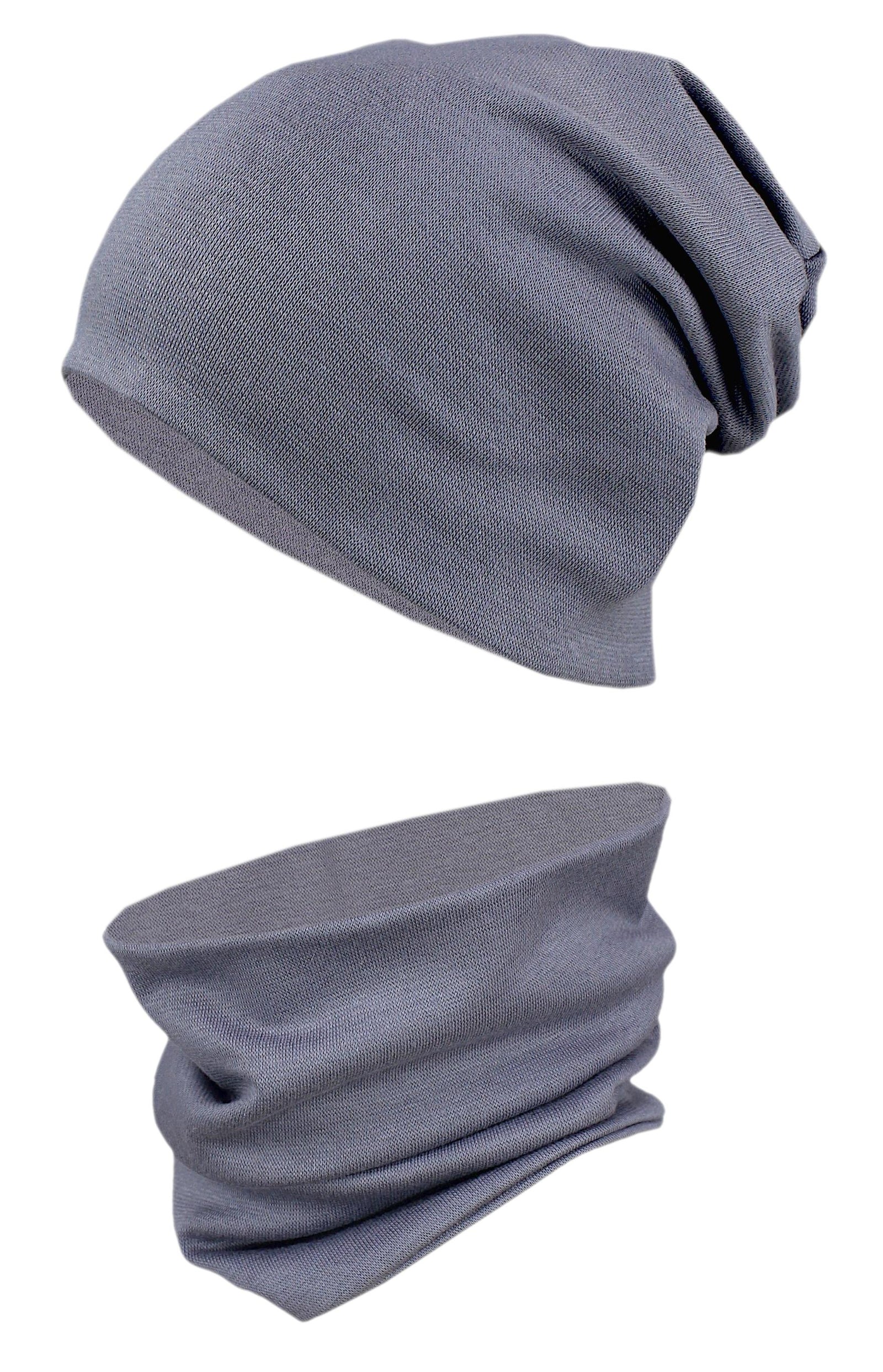 195-Kinder Beanie Mütze Schlauchschal Set-Hauptbild