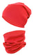 Kinder Beanie Mütze Schlauchschal Set