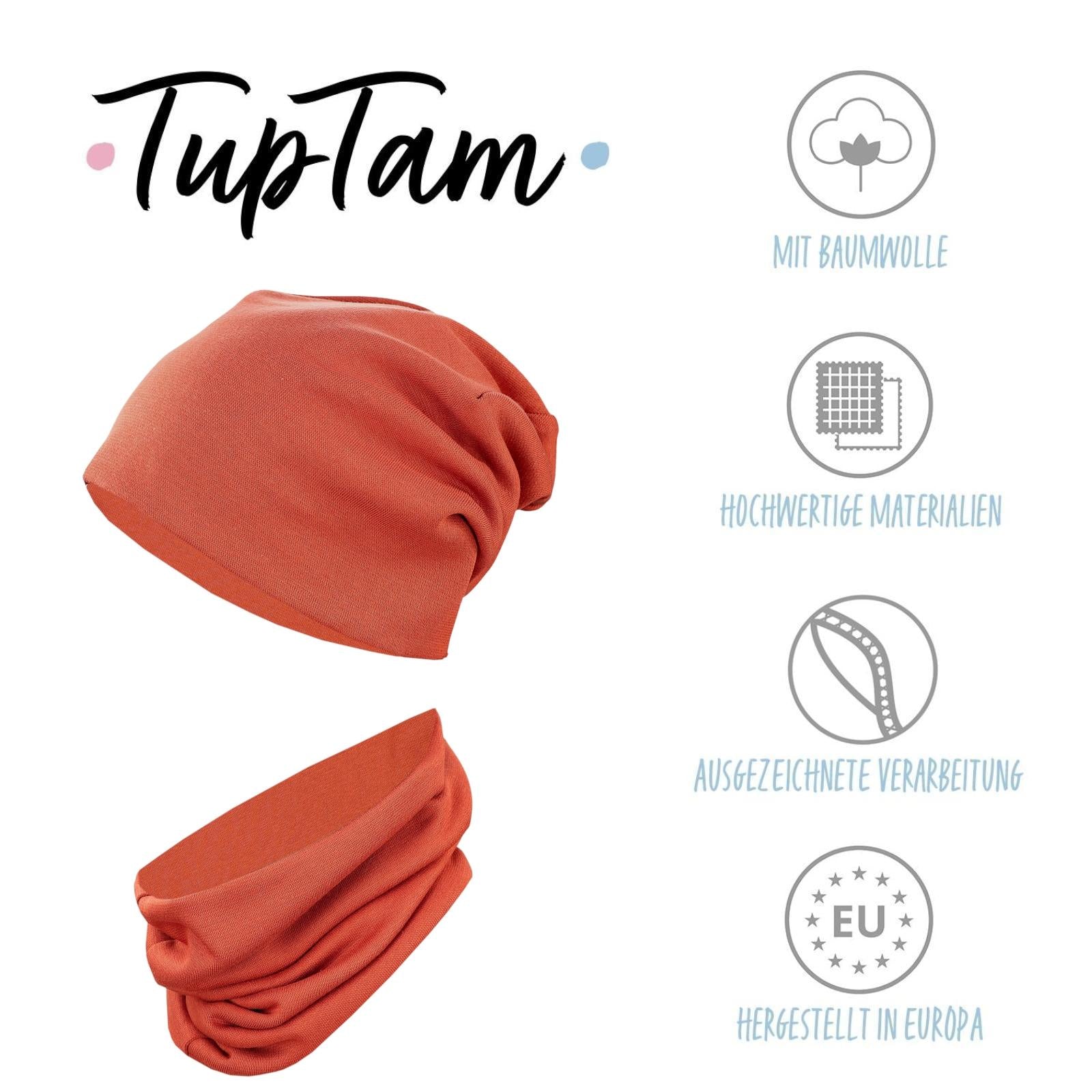 195-Kinder Beanie Mütze Schlauchschal Set-Bild1