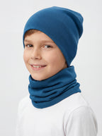 195-Kinder Beanie Mütze Schlauchschal Set-Bild1
