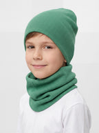 195-Kinder Beanie Mütze Schlauchschal Set-Bild1
